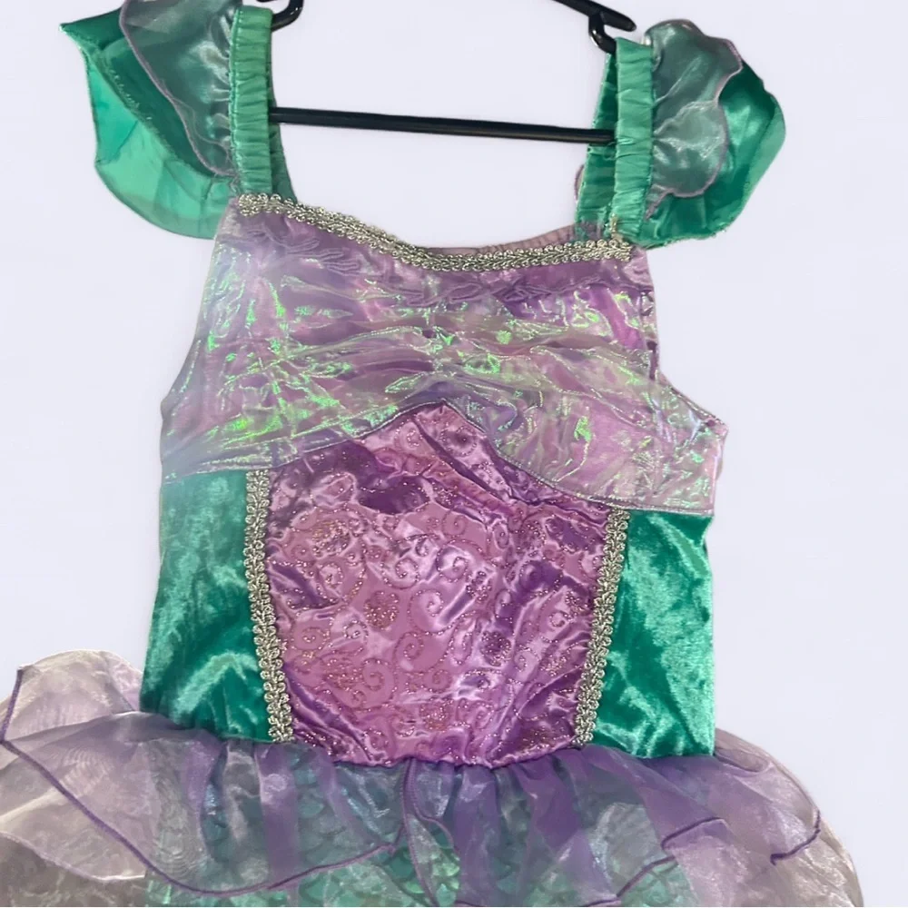 Mermaid Princess Kids Costume - Green and Purple